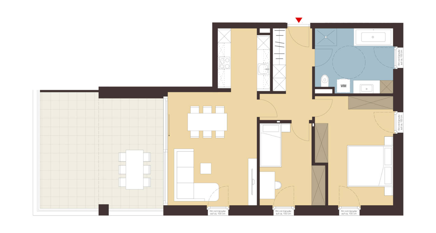 Nachbauerstraße, Dornbirn-Grundriss Whg B06 Nachbauerstraße, Dornbirn-Grundriss Whg B06