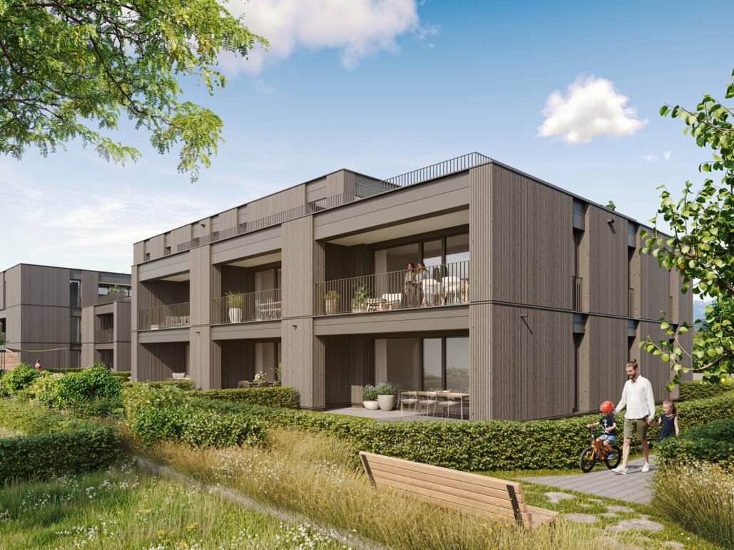In der Schaufel, Rankweil-Ansicht-Haus B Südwest