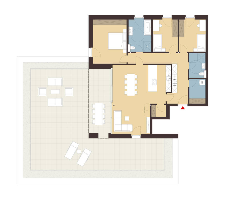 In der Schaufel, Rankweil-Grundriss Whg C12
