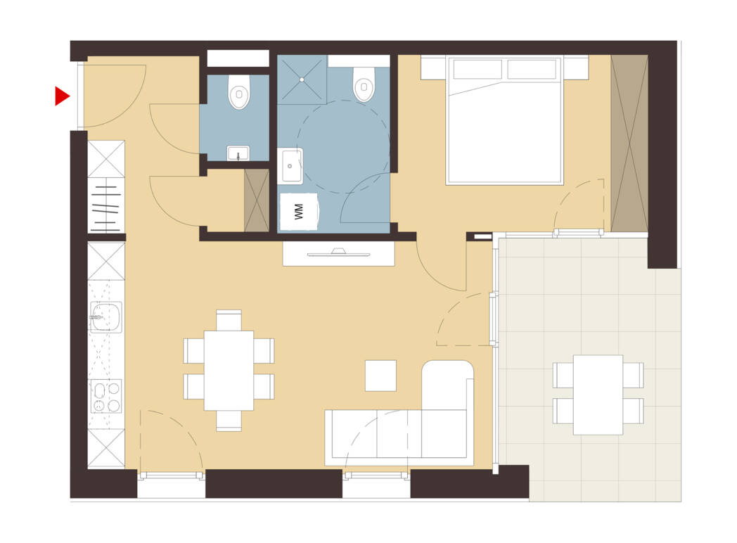 Fallenberggasse, Dornbirn-Grundriss Whg Top B03 Fallenberggasse, Dornbirn-Grundriss Whg Top B03