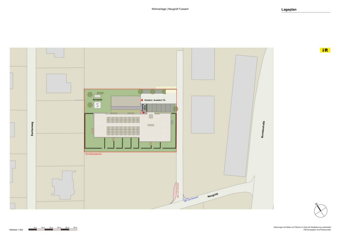 Lageplan Neugr&uuml;tt Fu&szlig;ach