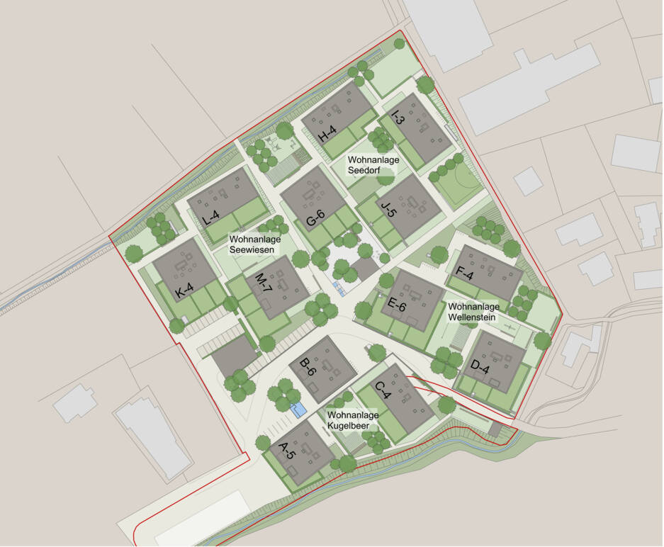 Mein Seedomizil in Lochau Lageplan i+R Wohnbau