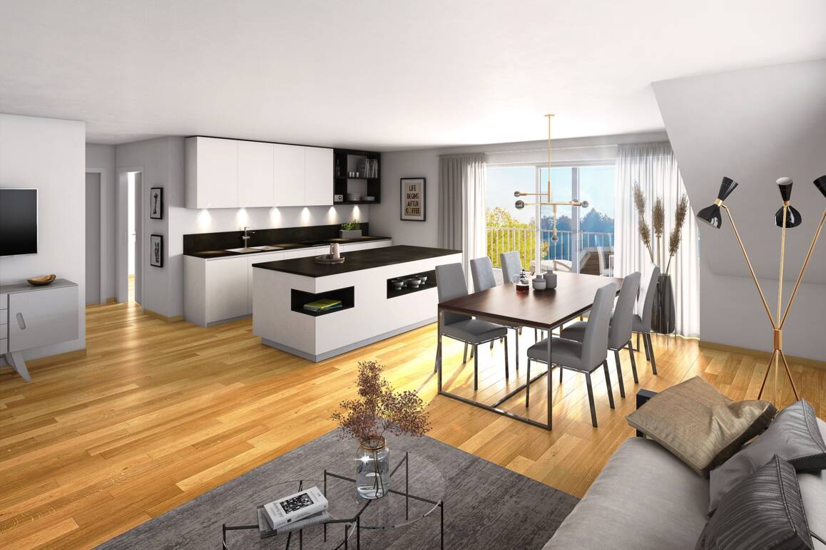 Mühlhofer Straße Daisendorf Innenraum I i+R Wohnbau Mühlhofer Straße Daisendorf Innenraum I i+R Wohnbau