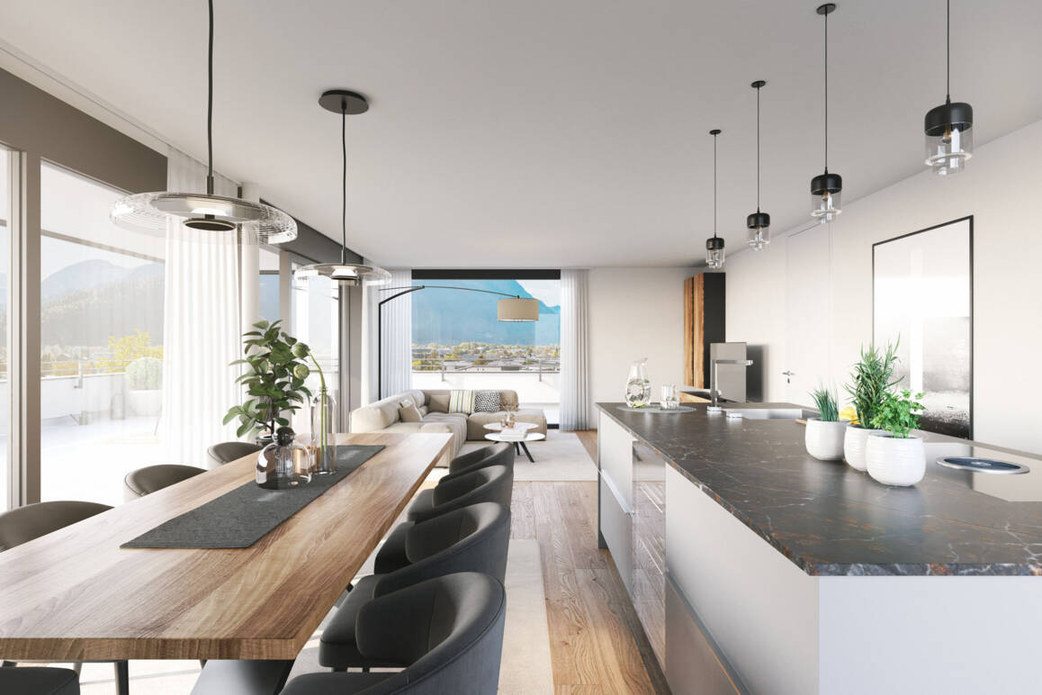 Tranglweg, Nüziders - Wohn- und Esszimmer 03 Whg 07 Tranglweg, Nüziders - Wohn- und Esszimmer 03 Whg 07