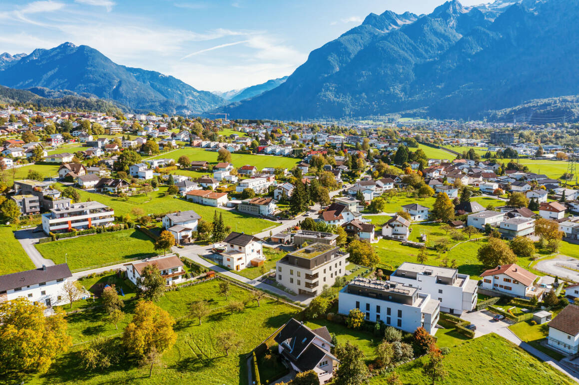 Tranglweg, Nüziders - Luftbild Südost-Ansicht Tranglweg, Nüziders - Luftbild Südost-Ansicht