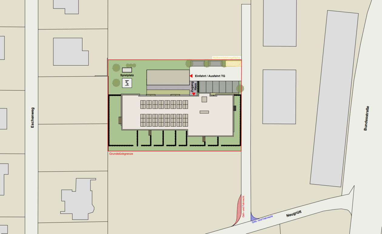 Lageplan Fußach Neugrütt