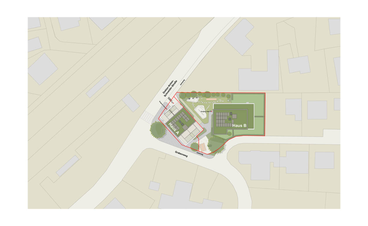 Grabenweg, Dornbirn-Lageplan Grabenweg, Dornbirn-Lageplan