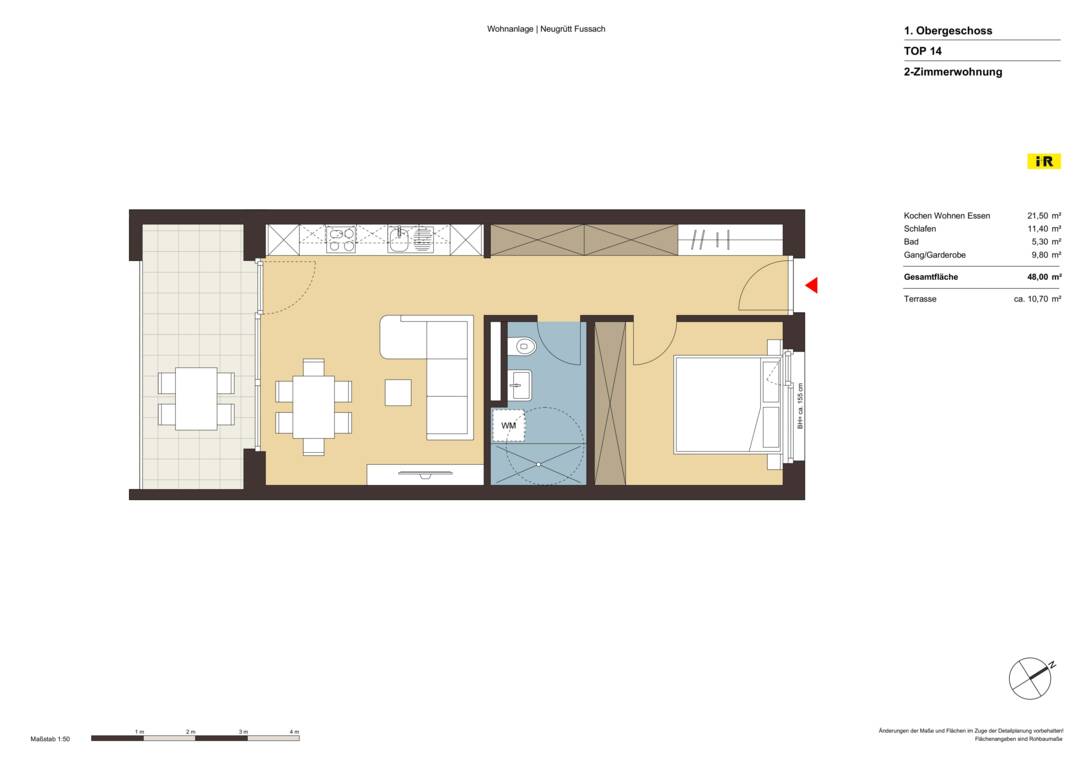 Grundriss Whg 14 Neugrütt Fußach Grundriss Whg 14 Neugrütt Fußach