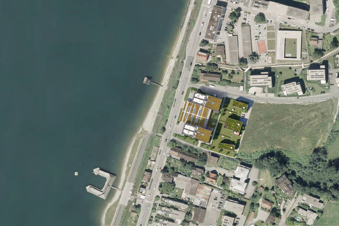 Seeblick II in Lochau Draufsicht 01 i+R Wohnbau GmbH