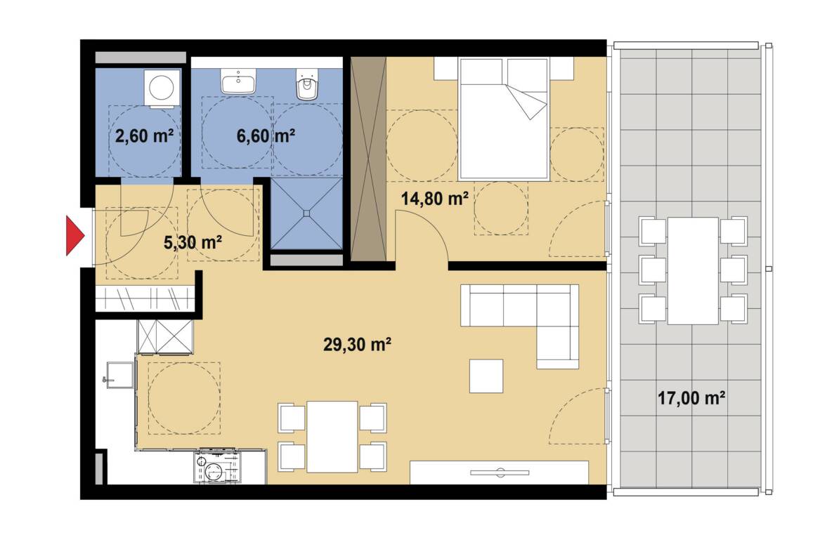 Grundriss Hammerweg Whg 14 Grundriss Hammerweg Whg 14