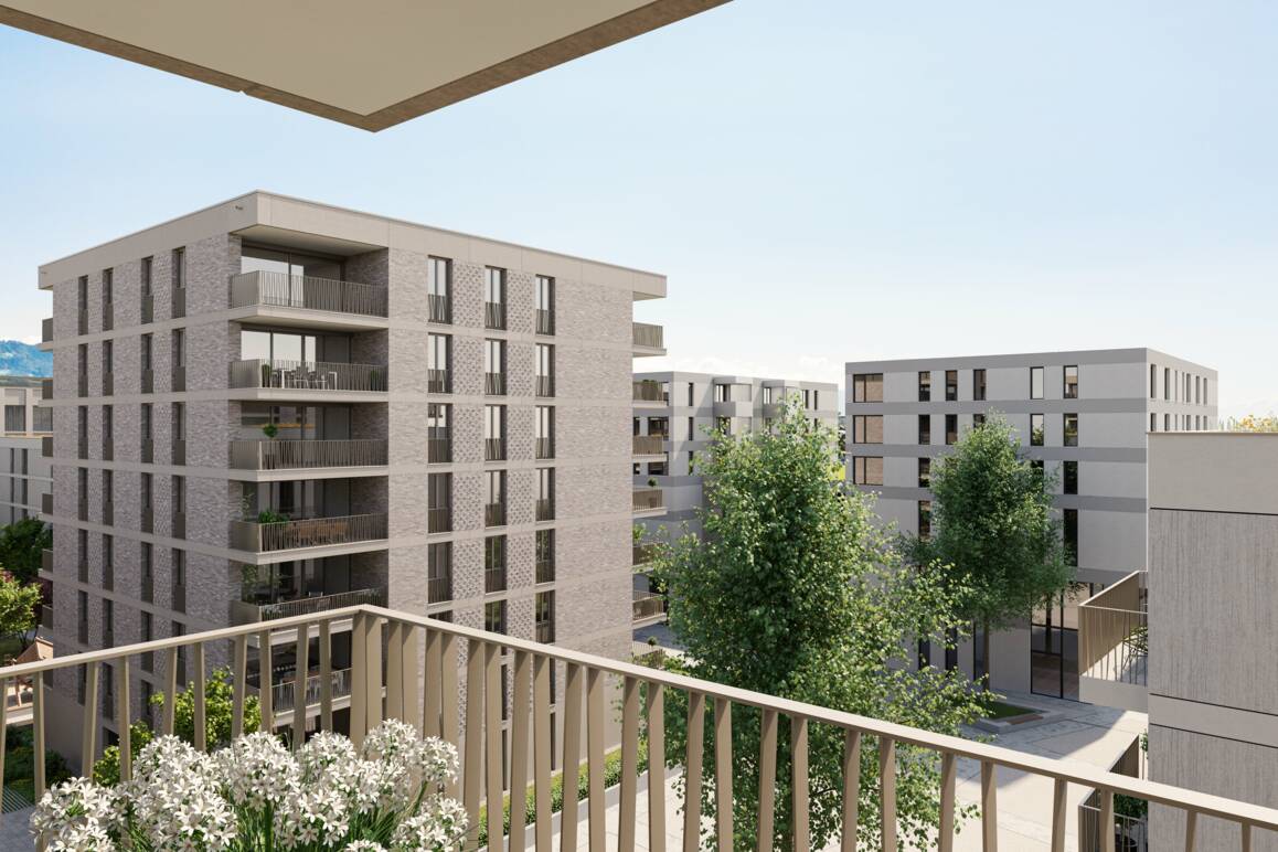 Das Vierlinden-Quartier bringt modernen Komfort und gesundes Wohnen miteinander in Einklang