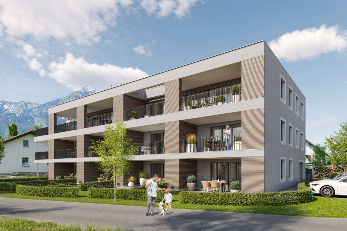 Ackerweg, Feldkirch-Ansicht-Südost Ackerweg, Feldkirch-Ansicht-Südost