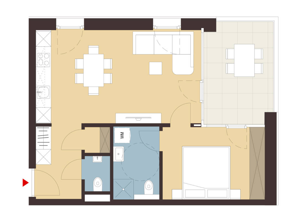 Fallenberggasse, Dornbirn-Grundriss Whg Top B08 Fallenberggasse, Dornbirn-Grundriss Whg Top B08