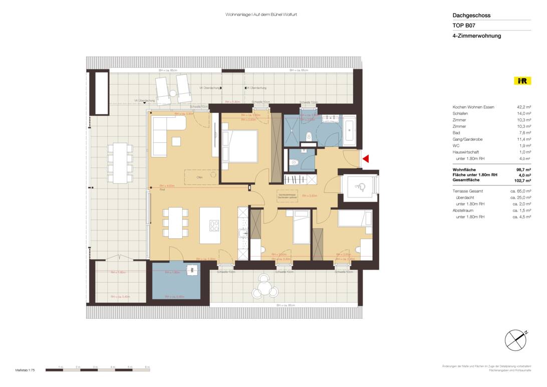 Auf dem Buehel, Wolfurt-Grundriss Top B07 Auf dem Buehel, Wolfurt-Grundriss Top B07