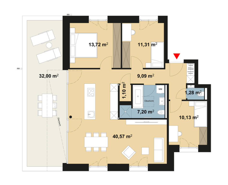 Haus A - Wohnung 09-Dachgeschoss