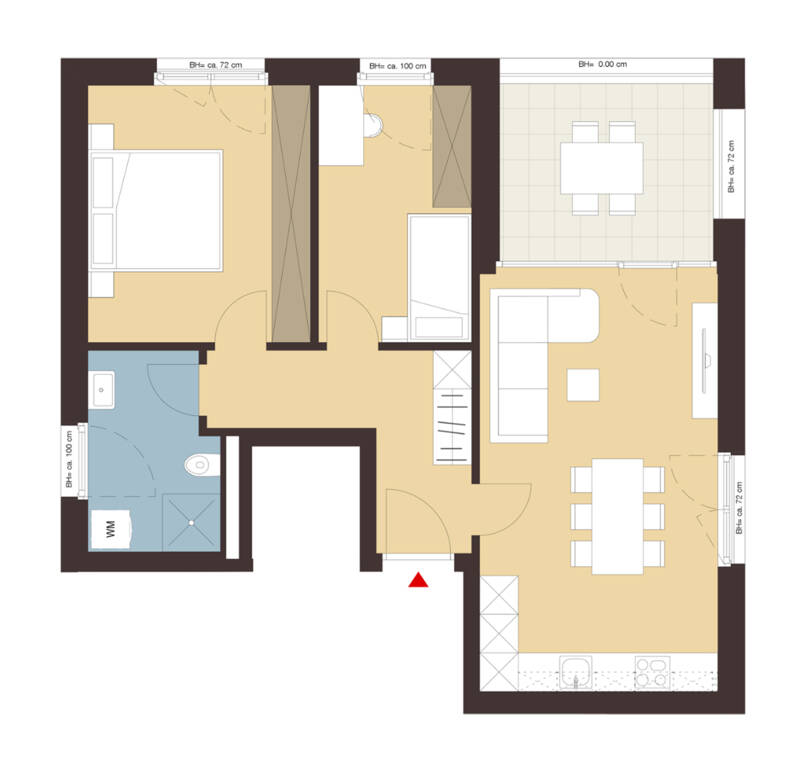Grabenweg, Dornbirn-Grundriss Whg B11 Grabenweg, Dornbirn-Grundriss Whg B11