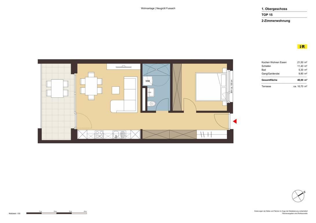 Grundriss Whg 15 Neugrütt Fußach Grundriss Whg 15 Neugrütt Fußach