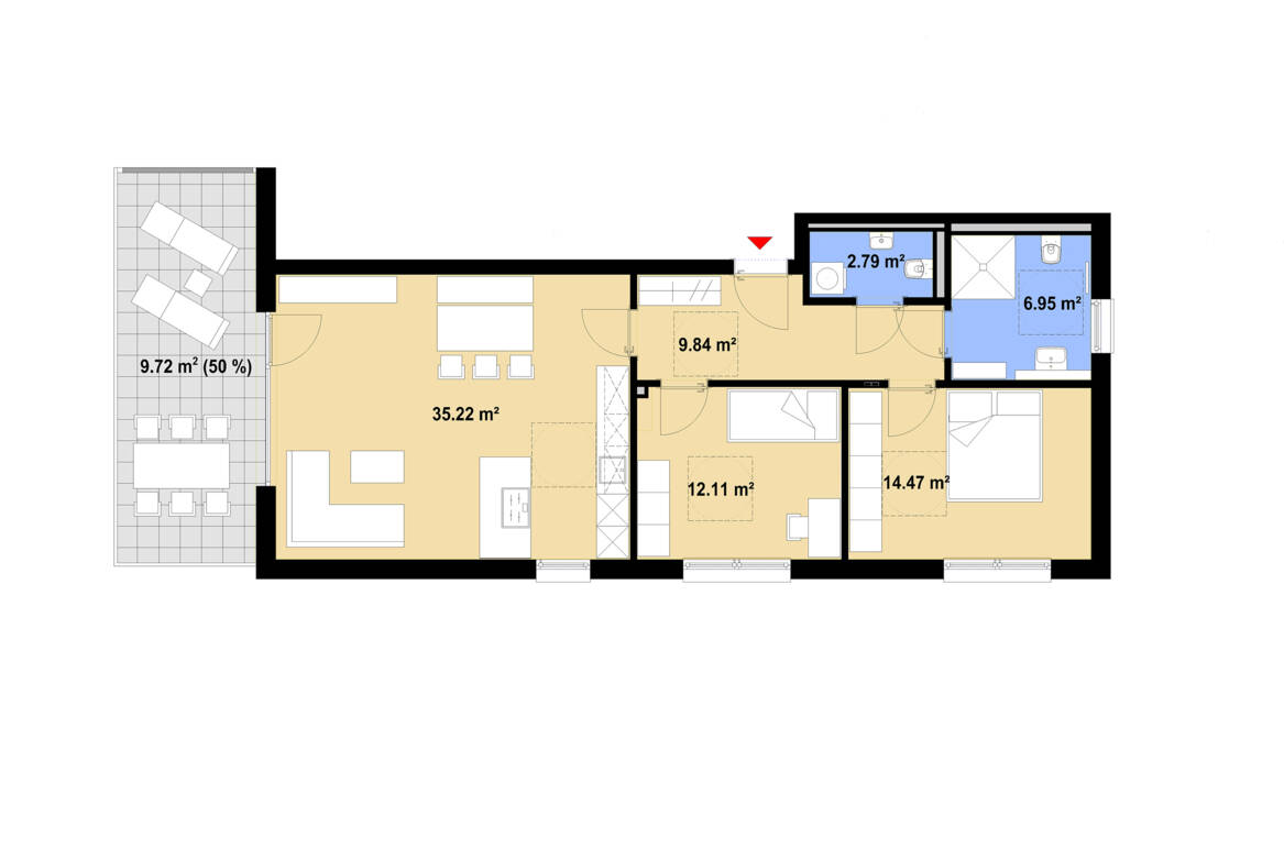 Grundriss C21 | Bad Wörishofen, Obere Mühlstraße  Grundriss C21 | Bad Wörishofen, Obere Mühlstraße